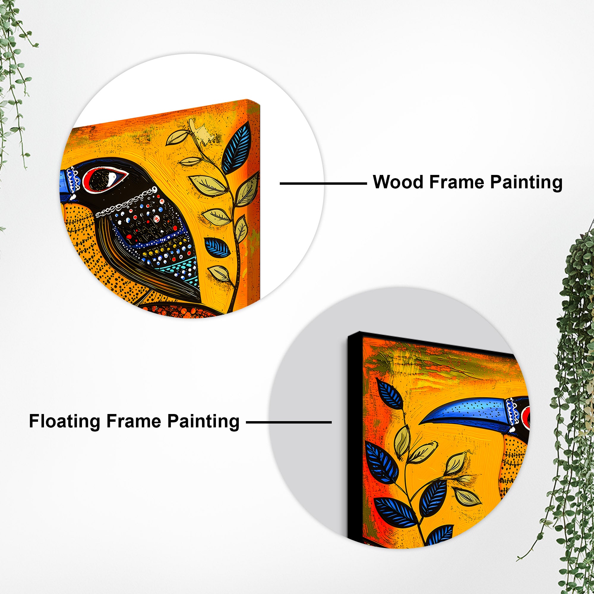 Premium Bird Painting for Wall Decoration