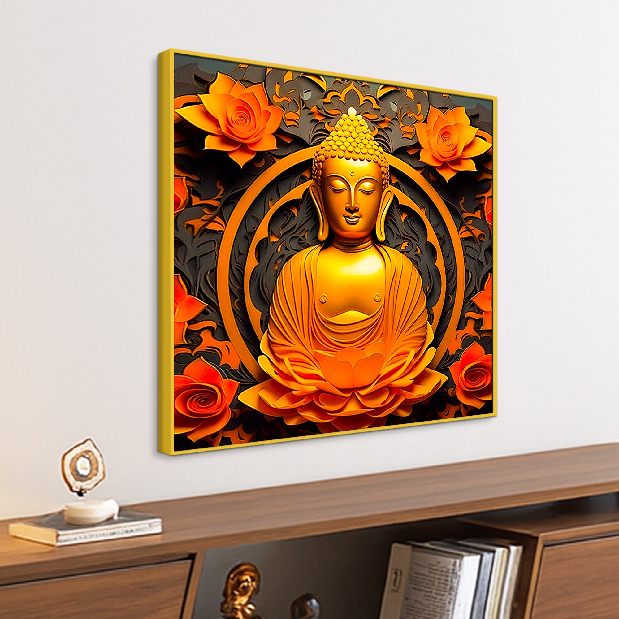 Premium Buddha Canvas Art for Elegant Home Decoration