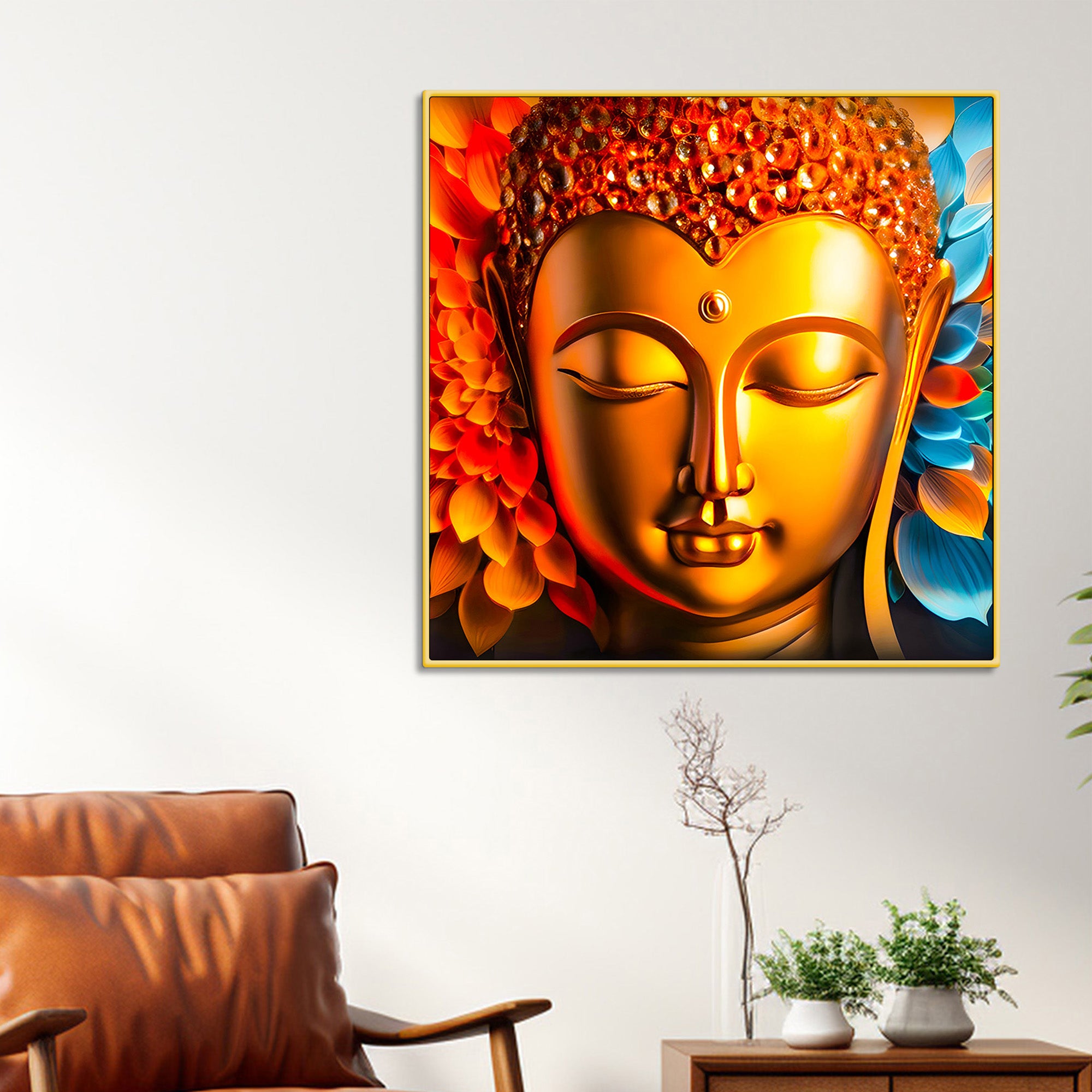 Premium Buddha Canvas Painting for Home