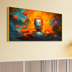 Premium Buddha Canvas Painting for Living Room Decoration
