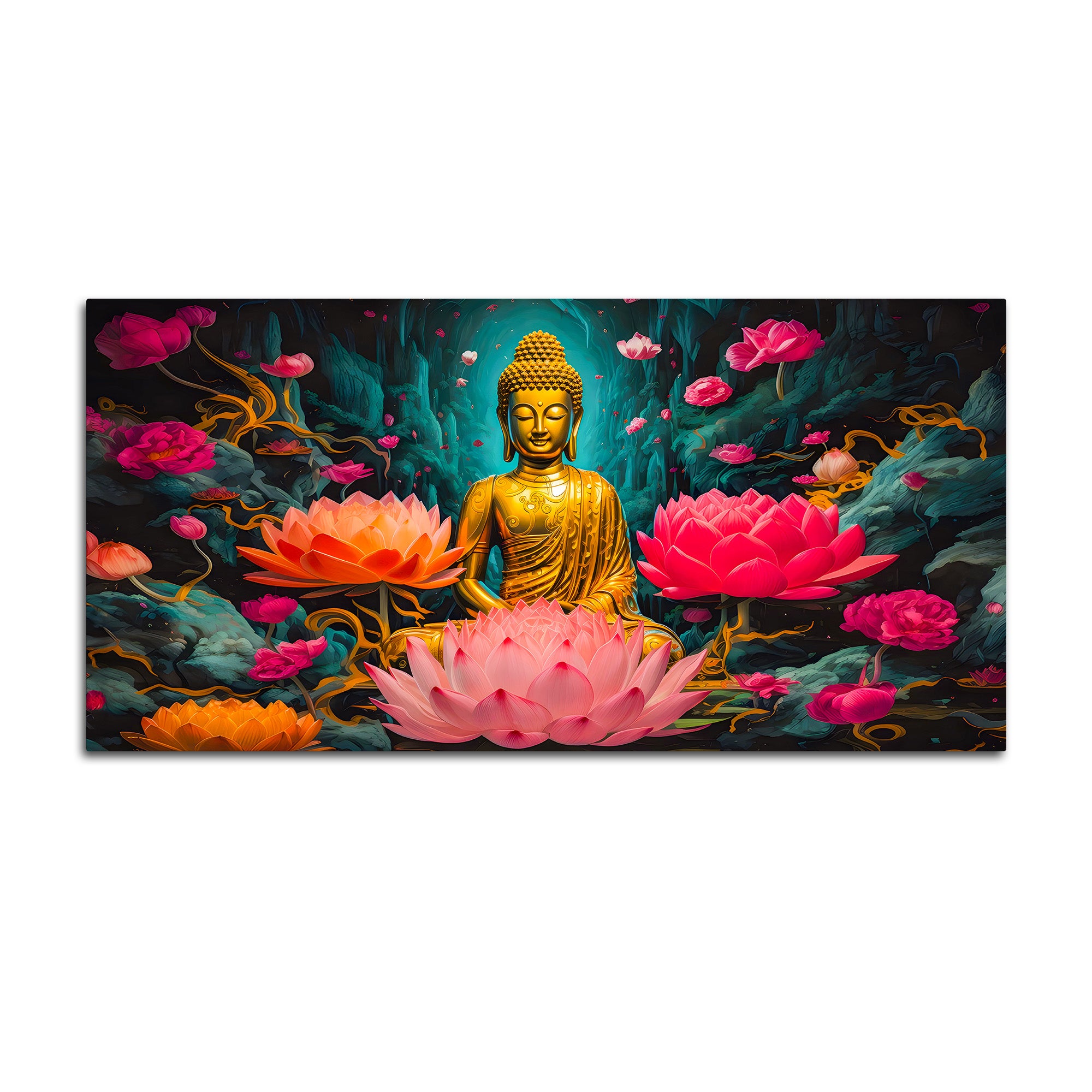 Premium Buddha Canvas Painting for Wall Decoration