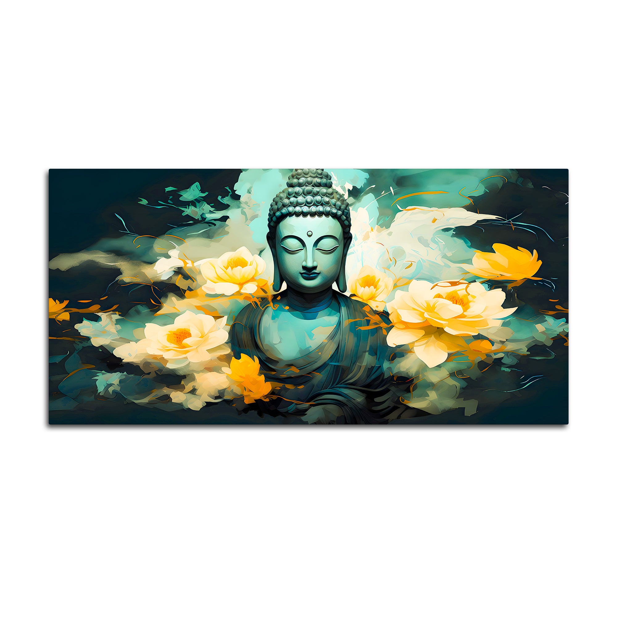 Premium Buddha Canvas Wall Painting for Home & Office