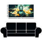 Premium Buddha Canvas Wall Painting for Home & Office