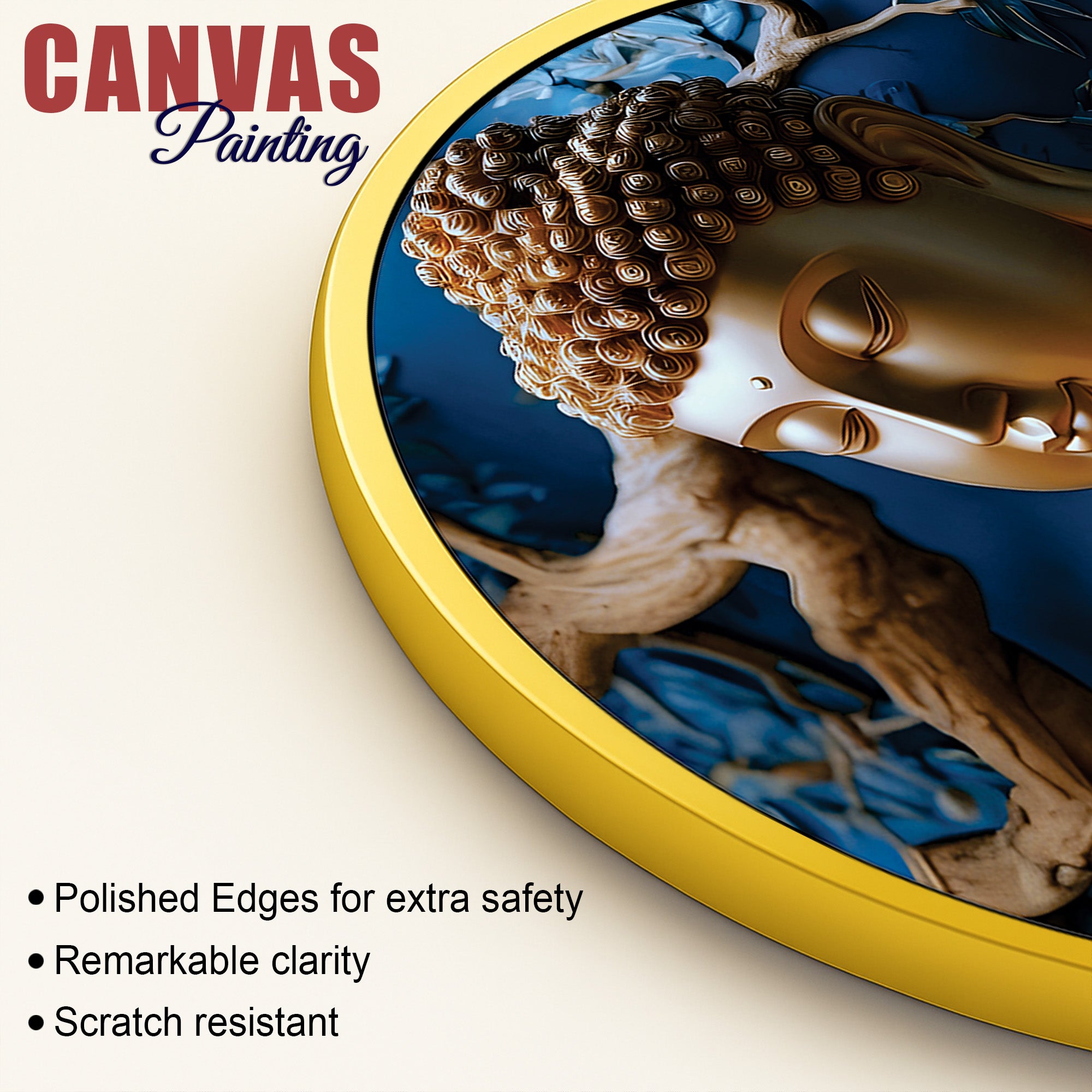 Premium Buddha Spiritual Wall Painting