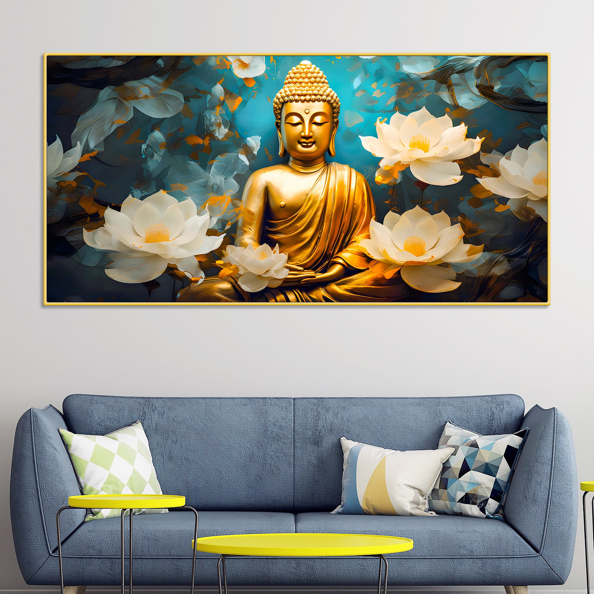 Premium Buddha Wall Canvas Décor for Peaceful Homes