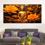 Premium Buddha Wall Canvas Décor Painting for Peaceful Homes