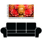 Premium Buddha Wall Canvas Painting for Peaceful Home Decor