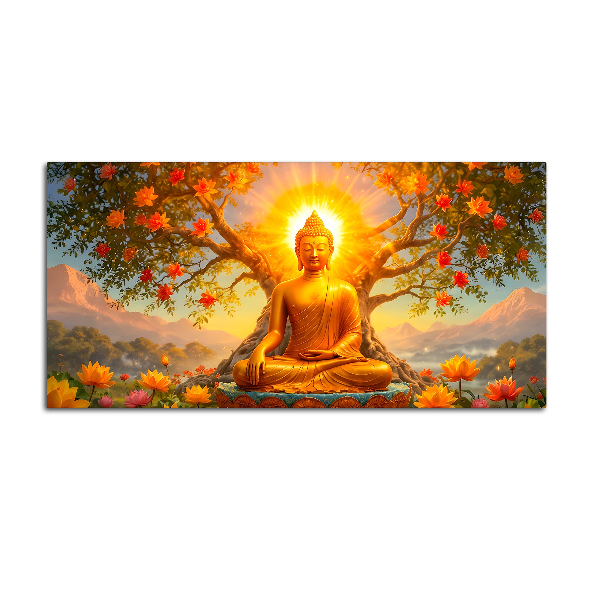 Premium Buddha Wall Décor Painting for Elegant Interiors