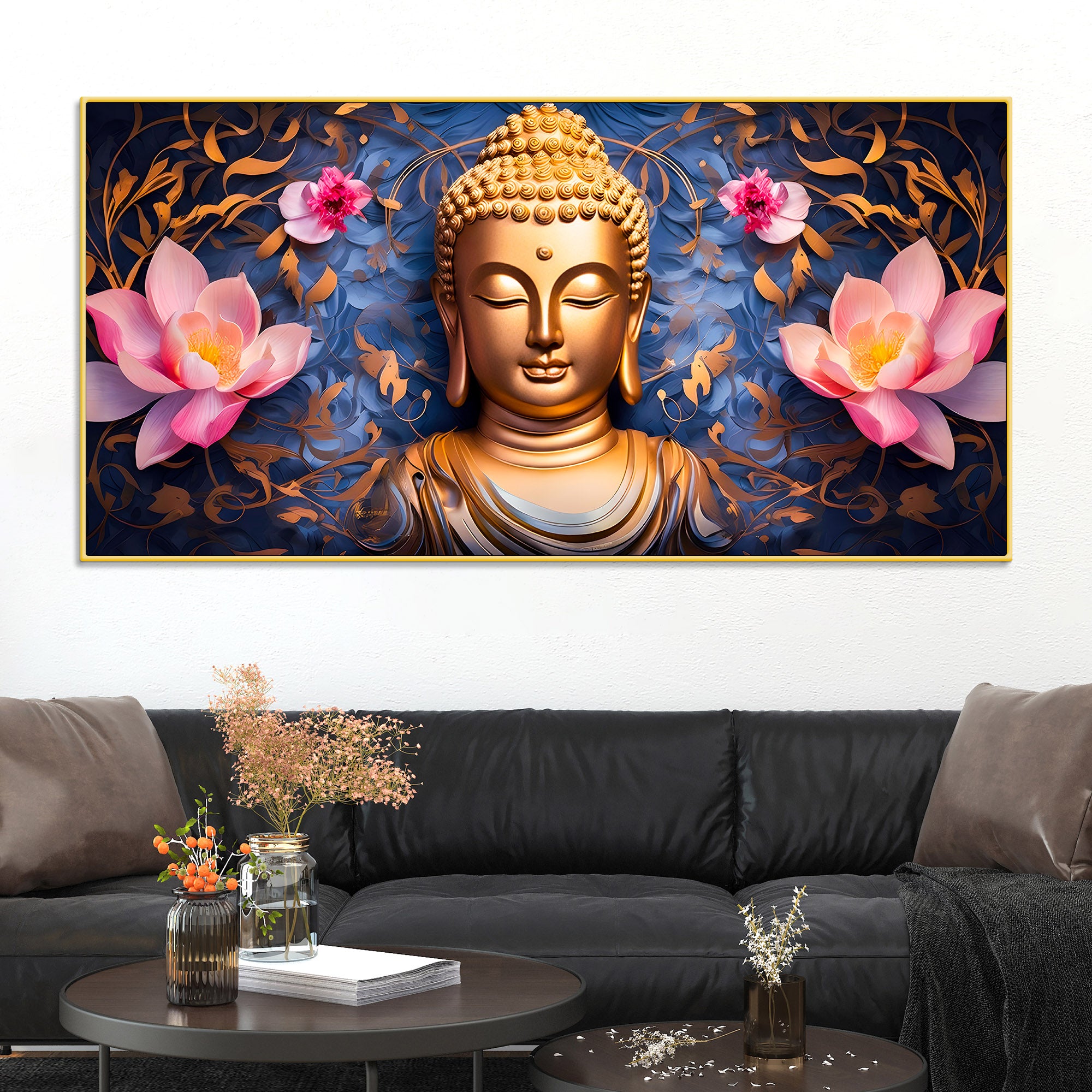 premium-buddha-wall-painting-for-bedroom-decoration