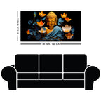Premium Buddha Wall Painting for Calm & Peaceful Homes
