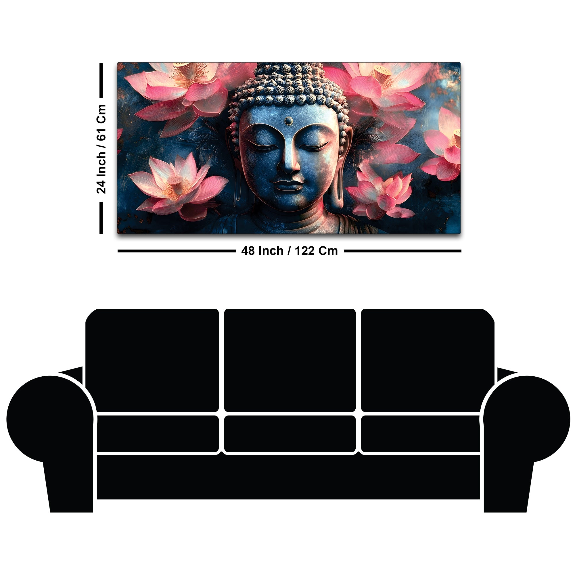 Premium Buddha Wall Painting for Decor Lovers