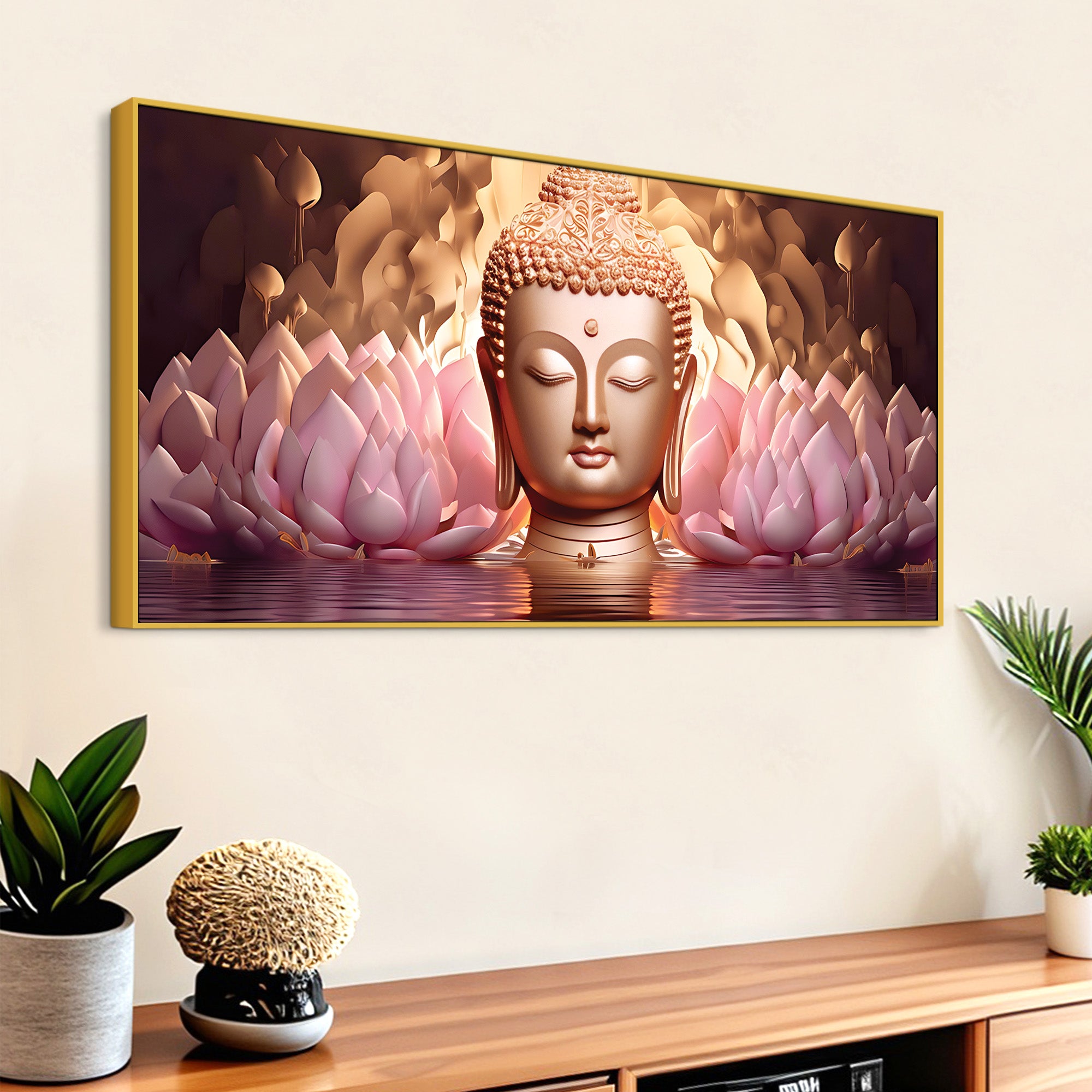 Premium Buddha Wall Painting for Elegant Wall Decor