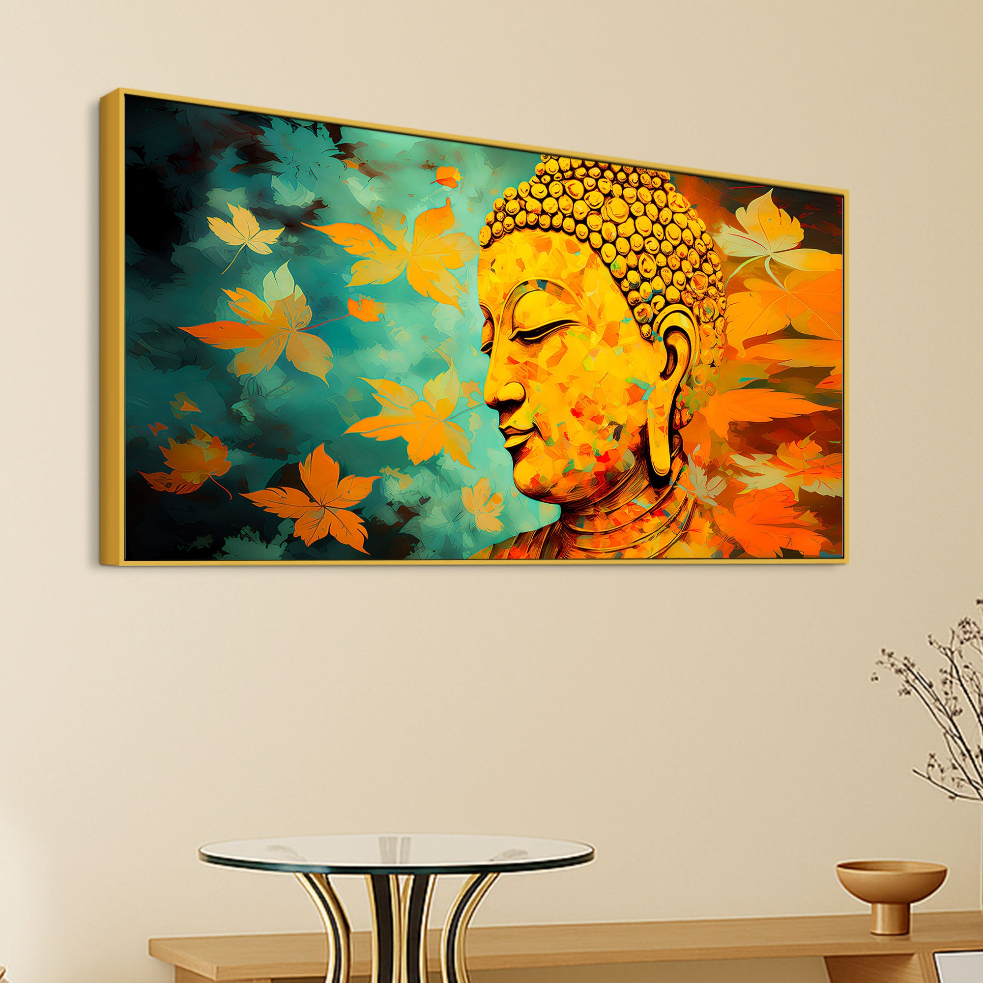 Premium Buddha Wall Painting for Modern Interior Styling