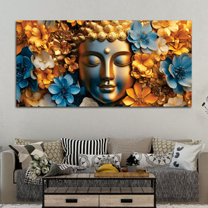 Premium Buddha Wall Painting for Wall Art Décor