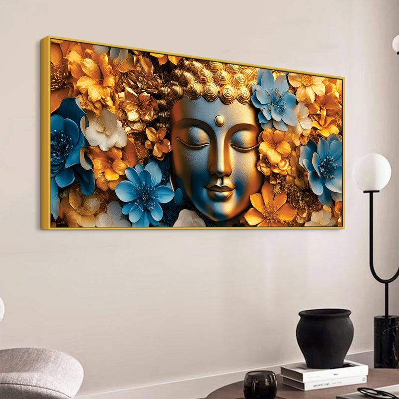 Premium Buddha Wall Painting for Wall Art Décor
