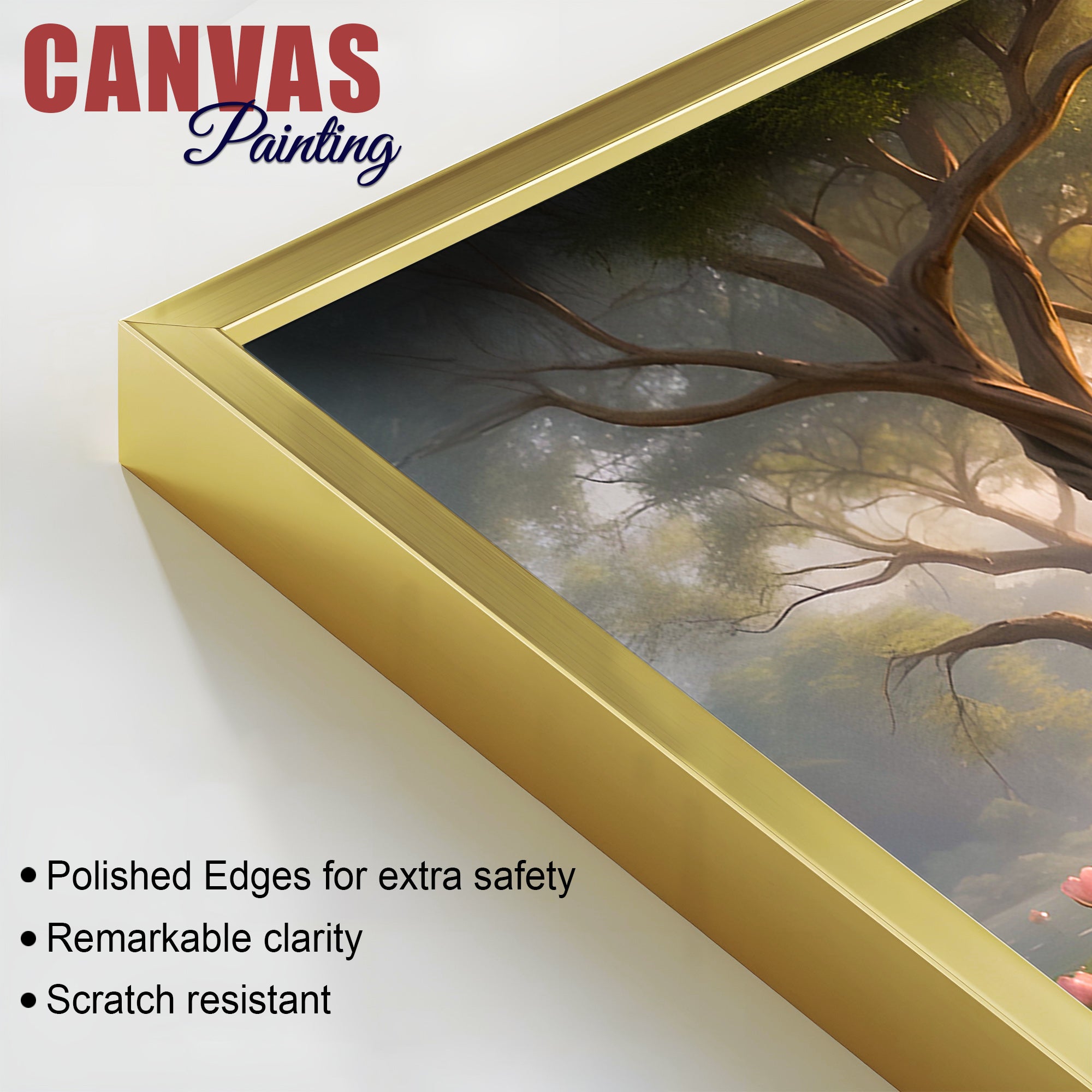 Premium Calm Buddha Wall Canvas Painting for Bedroom & Living Room