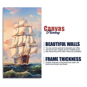 Premium Canvas Wall Painting of Barque The Sailing Ship