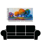 Premium Canvas Wall Painting of Beautiful Colorful Trees