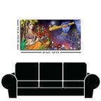 Premium Canvas Wall Painting of Radha Thinking About Shri Krishna