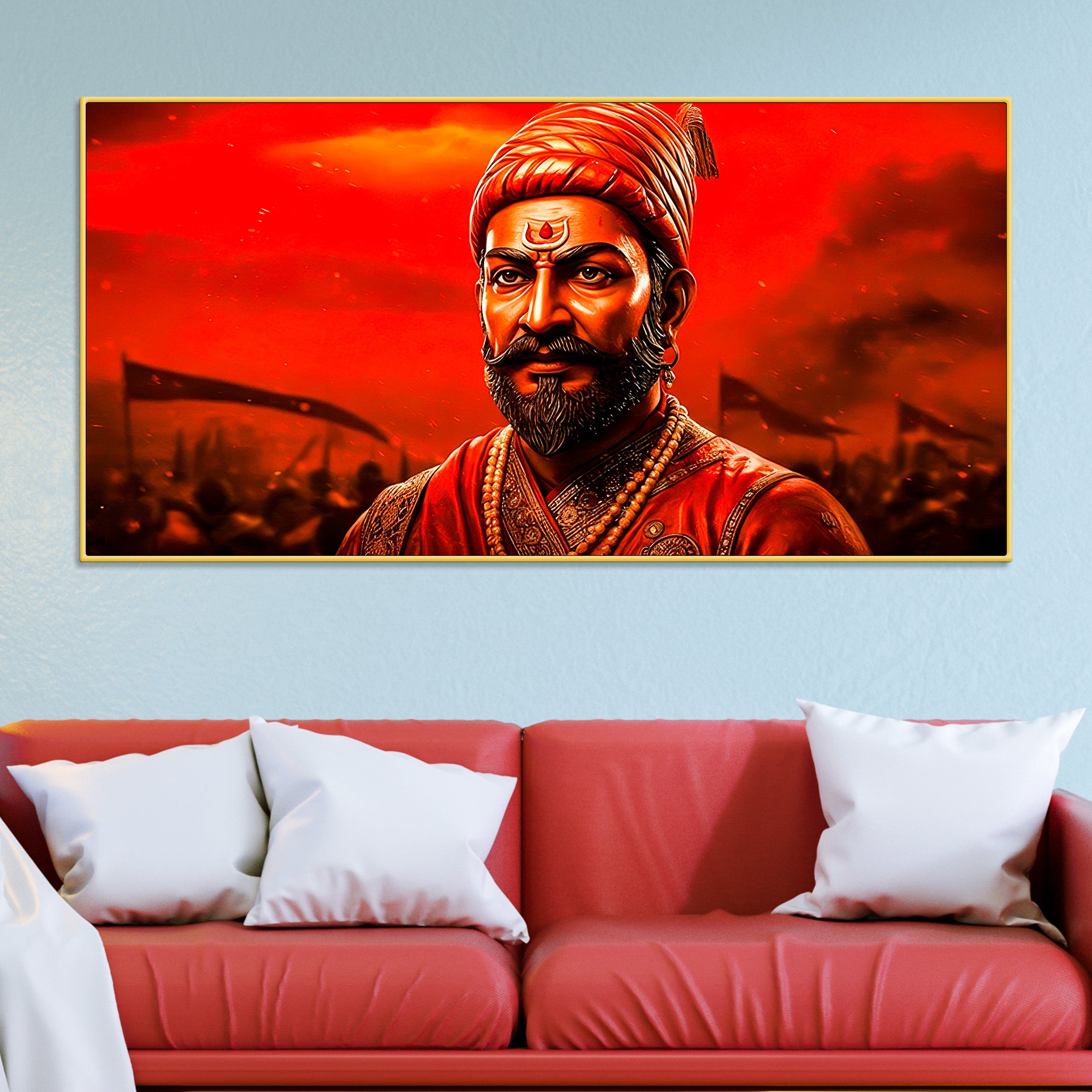 premium-chhatrapati-shivaji-maharaj-painting-for-wall-decor