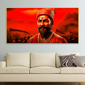 Premium Chhatrapati Shivaji Maharaj Painting for Wall Décor