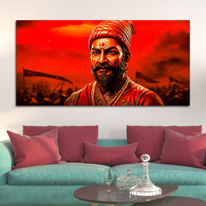 Premium Chhatrapati Shivaji Maharaj Painting for Wall Décor