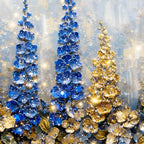 Premium Decorative Flower Crystal Glass Wall Painting for Home Decoration
