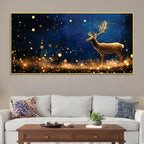 Premium Deer Canvas Wall Art Abstract Painting for Home Decor