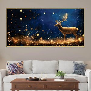 Premium Deer Canvas Wall Art Abstract Painting for Home Decor