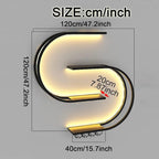 Premium Designer Bar Wall Shelf with LED Light