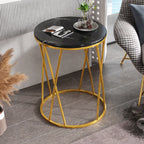 premium-designer-round-shaped-golden-artistic-side-table-with-black-marble
