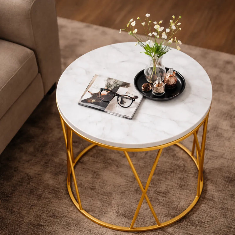premium-designer-round-shaped-golden-artistic-side-table-with-white-marble