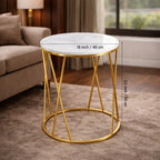 premium-designer-round-shaped-golden-artistic-side-table-with-white-marble