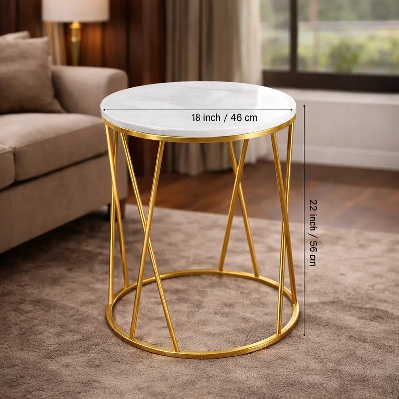 premium-designer-round-shaped-golden-artistic-side-table-with-white-marble
