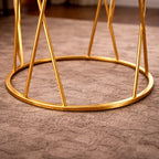 premium-designer-round-shaped-golden-artistic-side-table-with-white-marble