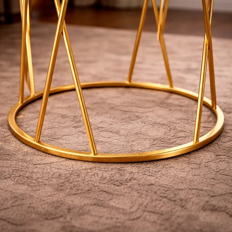 premium-designer-round-shaped-golden-artistic-side-table-with-white-marble
