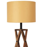 Premium Designer Vintage Beige Fabric Shade Table Lamp
