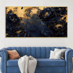 Premium Elegant Flower Canvas Painting for Bedroom Décor