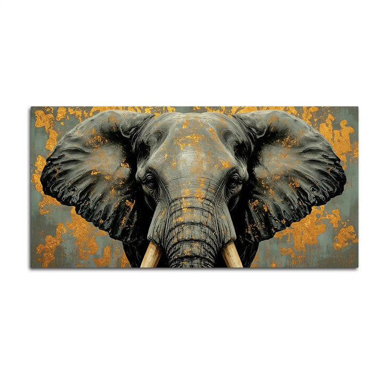 Premium Elephant Face Canvas Artwork Canvas Painting