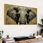 Premium Elephant Face Canvas Artwork Canvas Painting