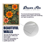 Premium Ethnic Floral Decorative Wall Frame Set of Six for Living Room