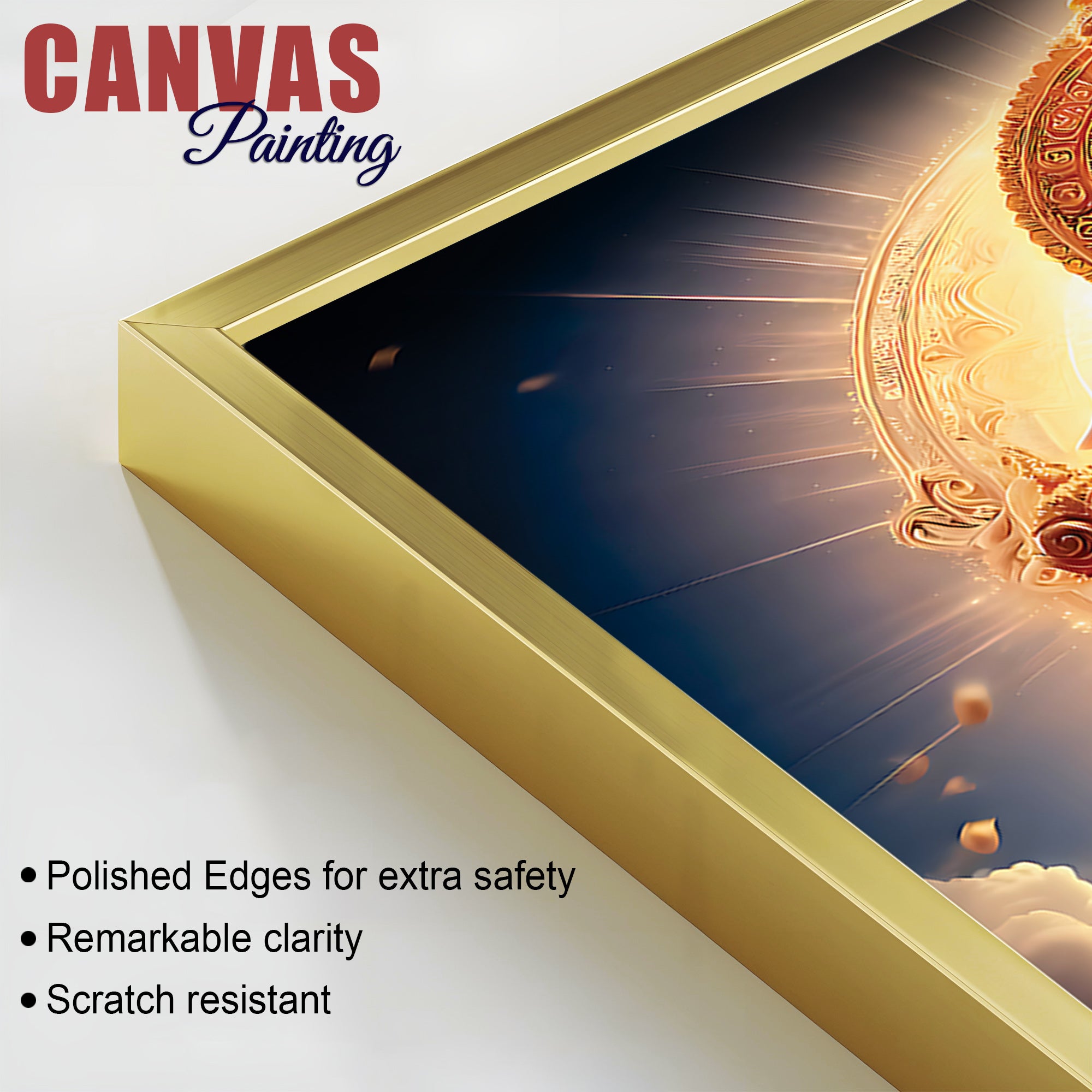 Premium Ganesh Ji Wall Artwork Painting