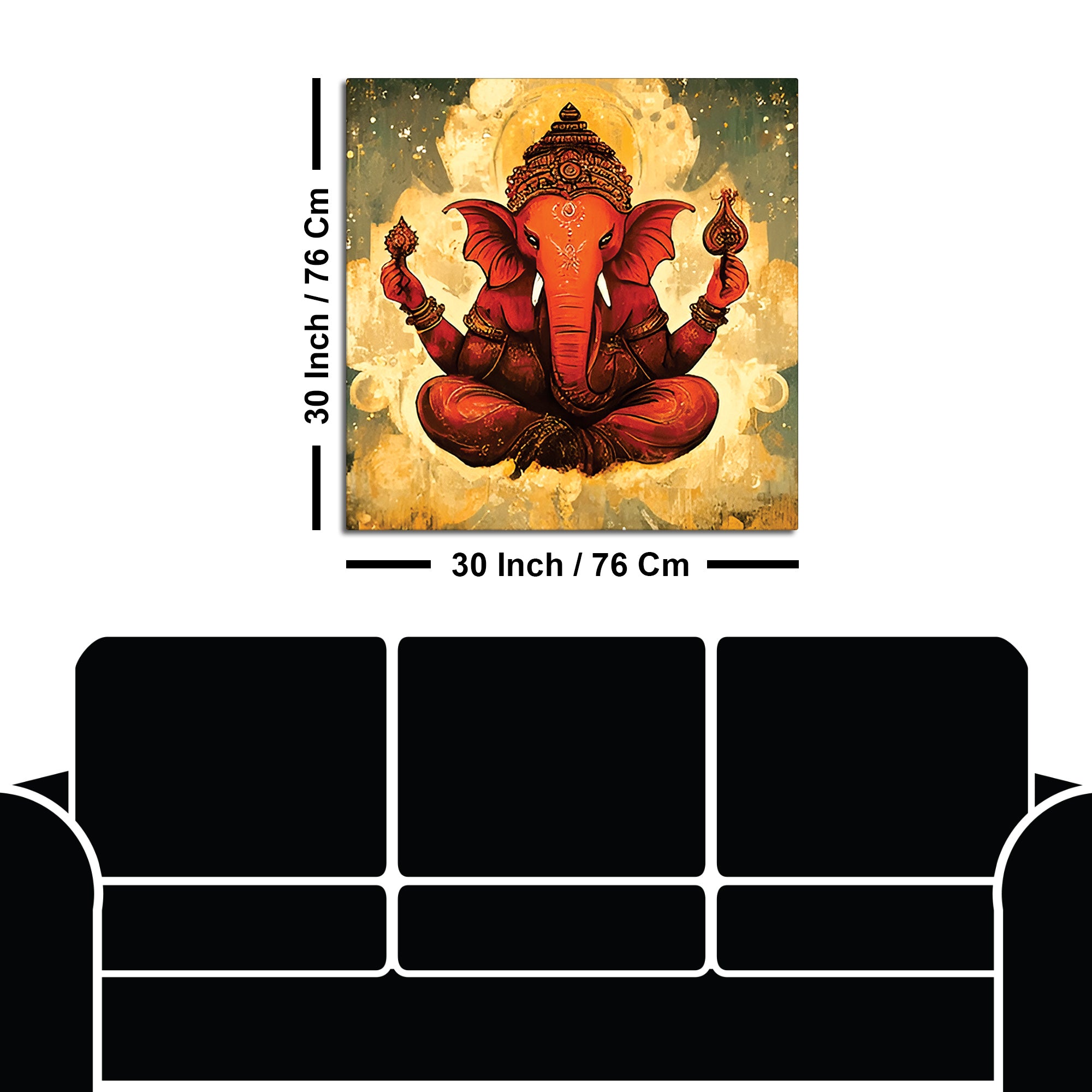 Premium Ganesha Painting for Home