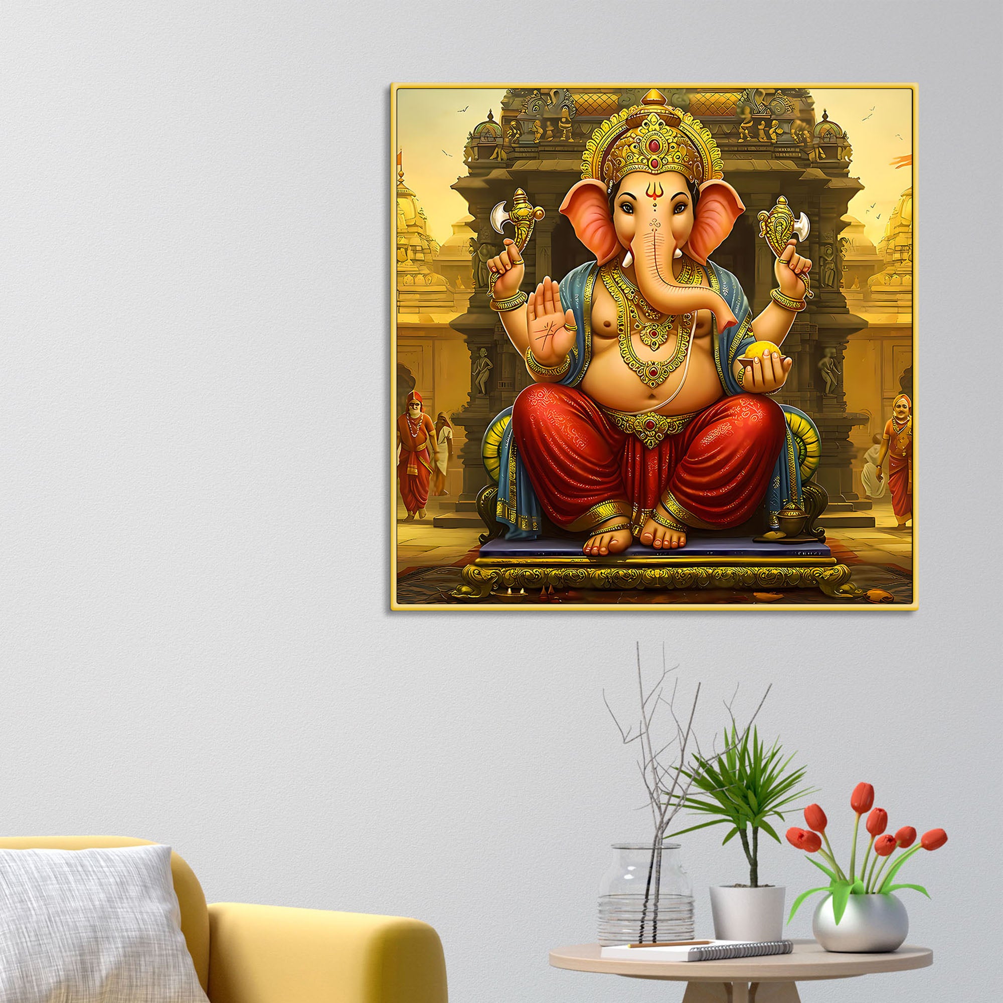 Premium Ganesha Wall Painting