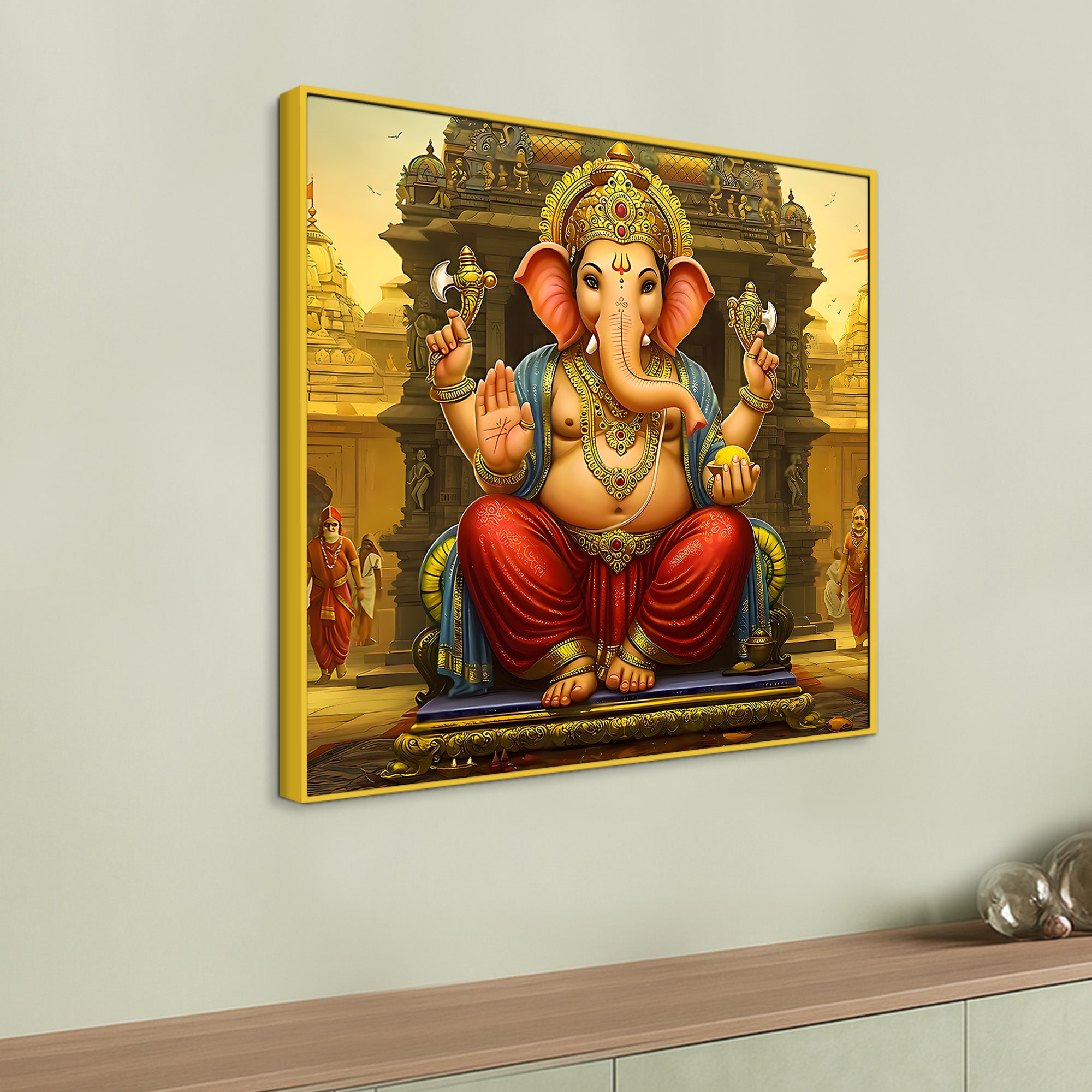 Premium Ganesha Wall Painting