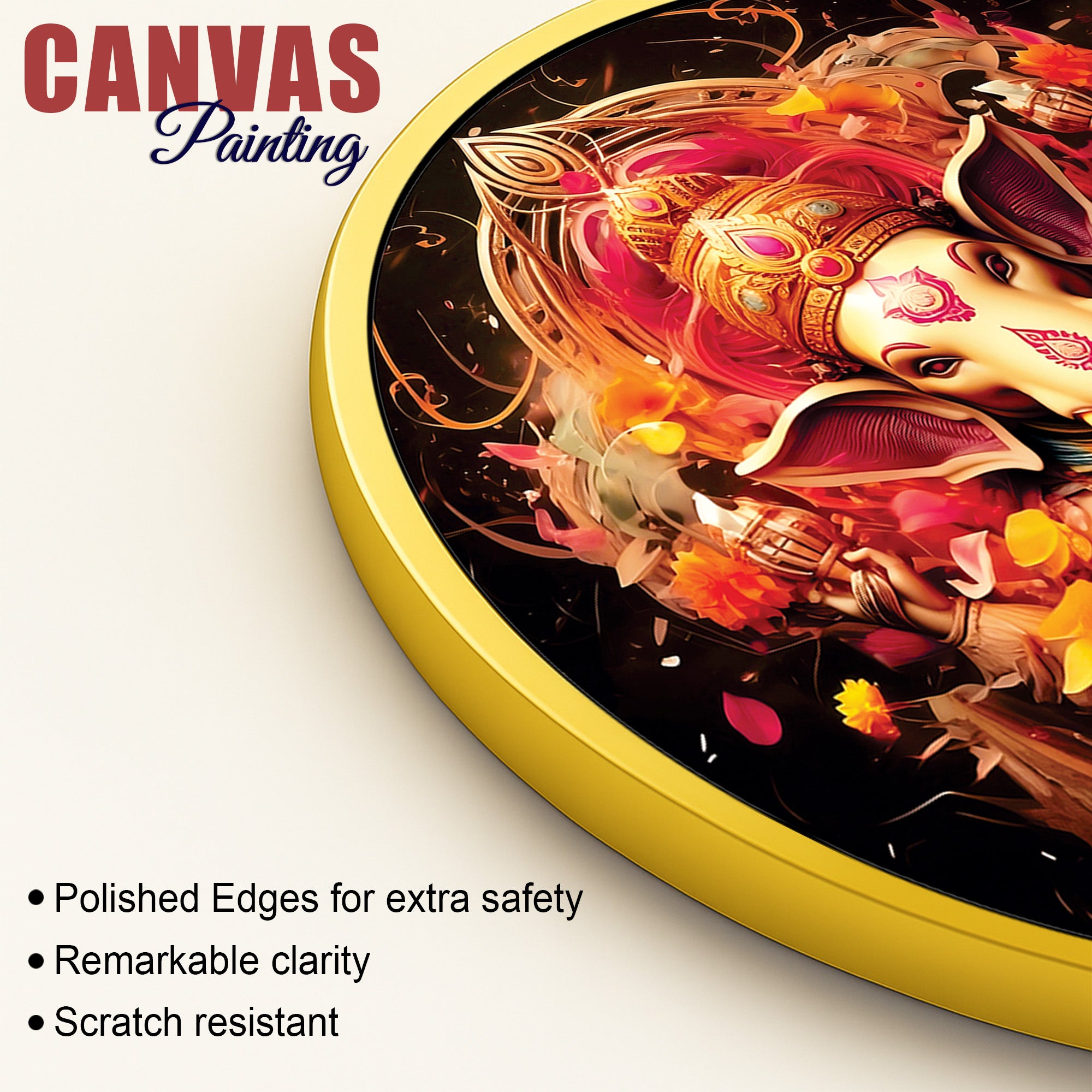 Premium Ganpati Bappa Spiritual Decor Painting