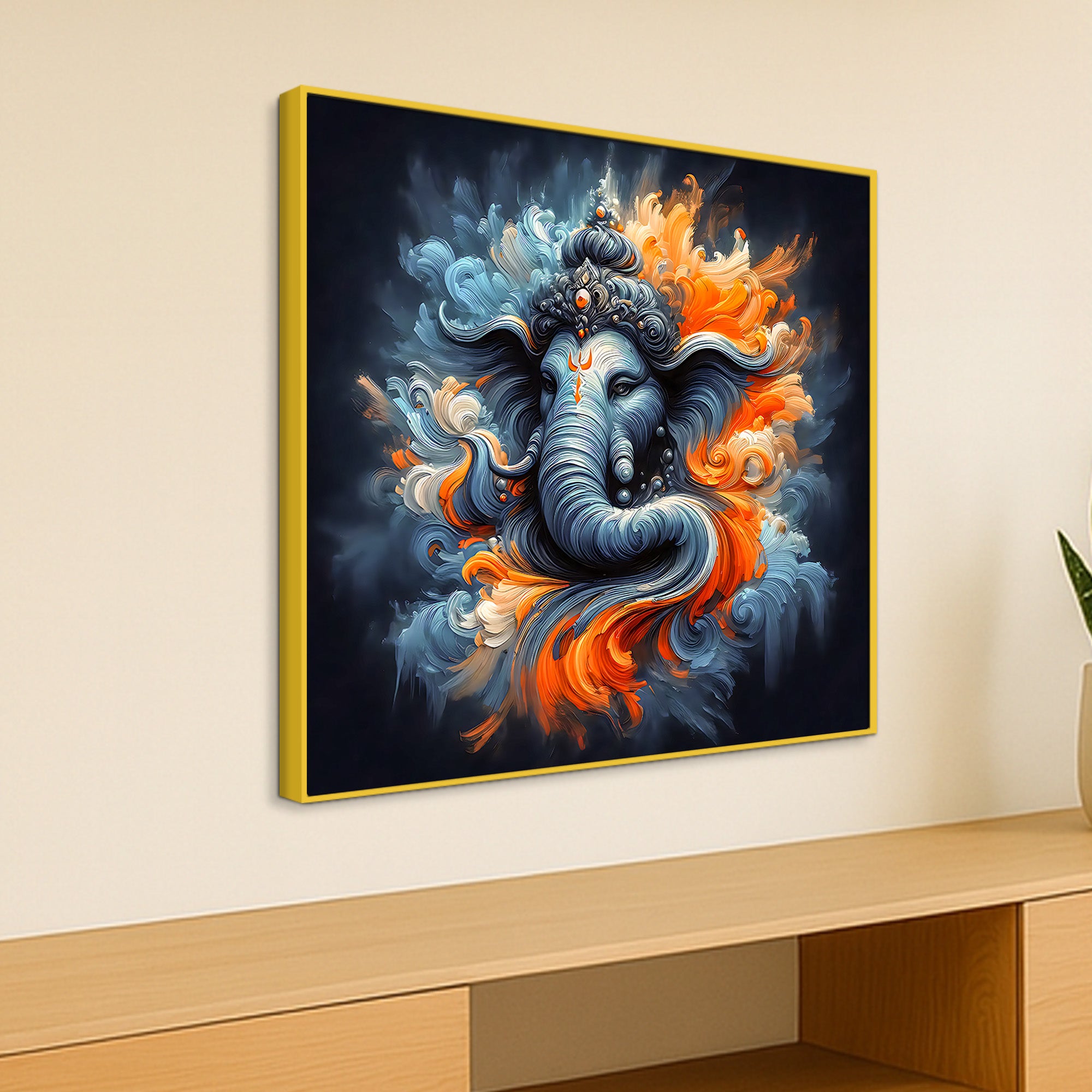 Premium Ganpati Wall Painting for Office & Home