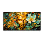 Premium Gautam Buddha Wall Painting for Living Room & Office