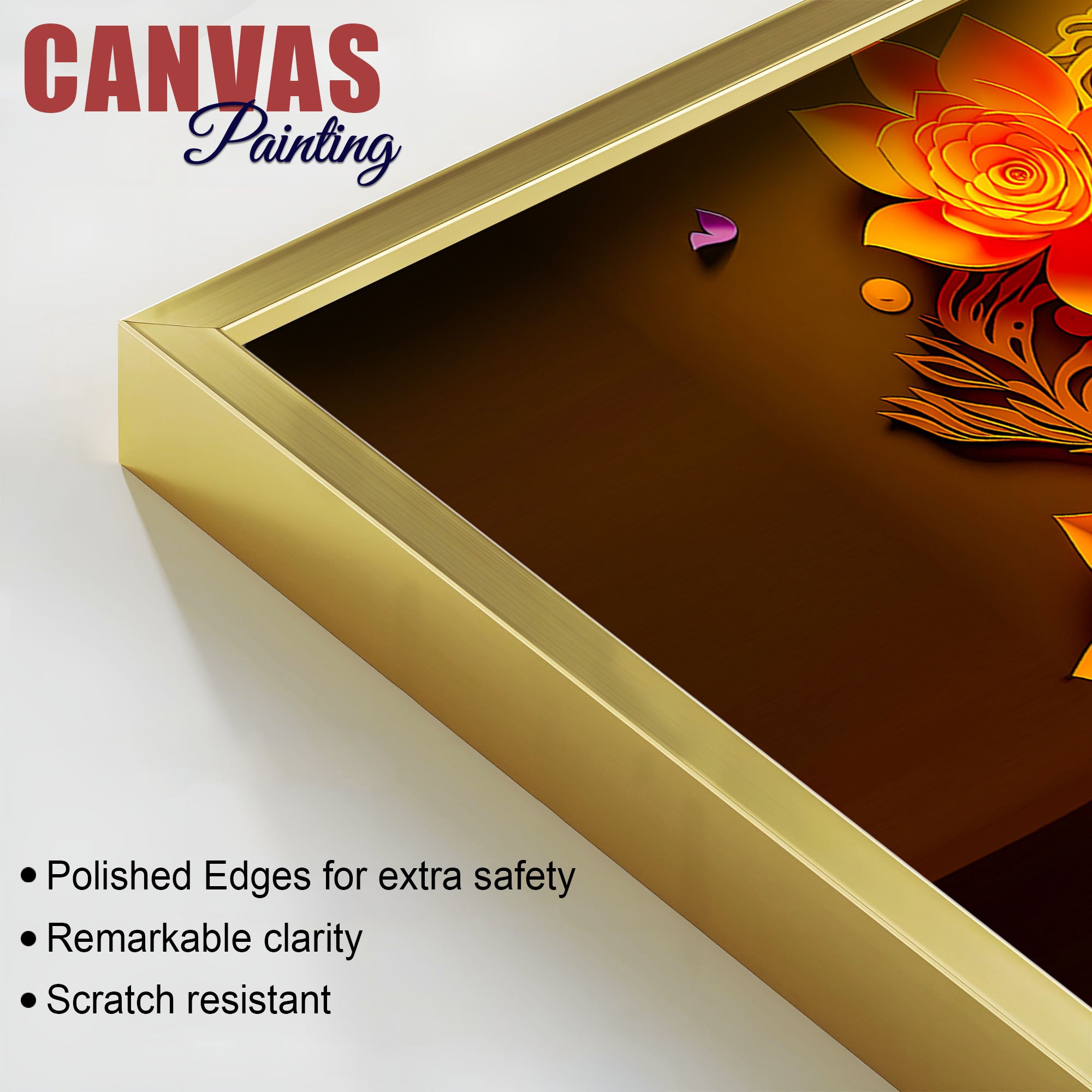 Premium Gautam Buddha Wall Painting for Spiritual Home Decoration