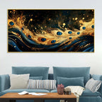 premium-gold-blue-peacock-feather-abstract-canvas-wall-painting